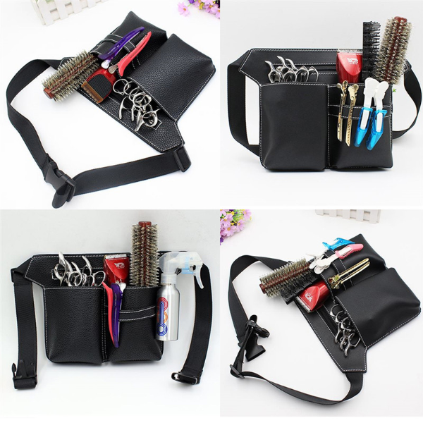 Barber Scissors Leather Case Waist Belt