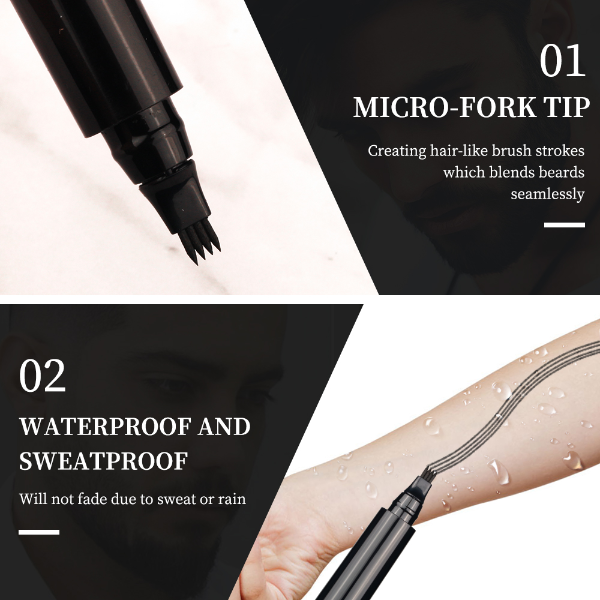 Waterproof Beard Filling Pen Kit