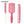 Load image into Gallery viewer, CestoMen 3pcs/set Pink Detangle Brush Set 01