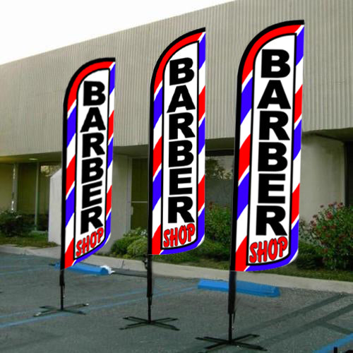 Outdoor Barber Flat with Base