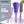 Load image into Gallery viewer, Purple 4pcs/Set Detangle Brush Set