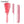 Load image into Gallery viewer, CestoMen 3pcs/set Pink Detangle Brush Set 02