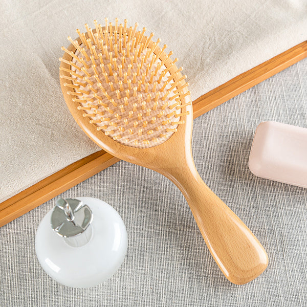 Wooden Air Cushion Detangle Brush