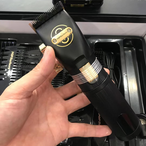 POP Barbers Luxury Black Hair Clipper Gift Box