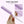 Load image into Gallery viewer, CestoMen 3pcs/set Purple Detangle Brush Set 01