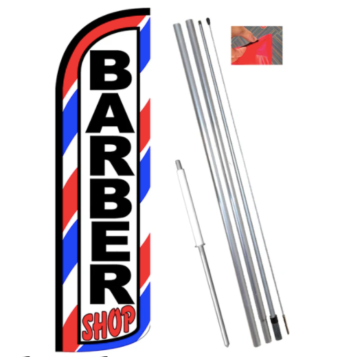 Outdoor Barber Flat with Base