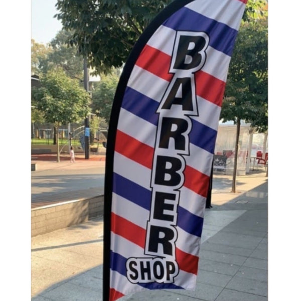 Outdoor Barber Flat with Base