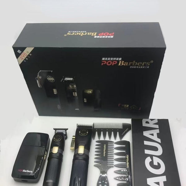 POP Barbers Luxury Black Hair Clipper Gift Box