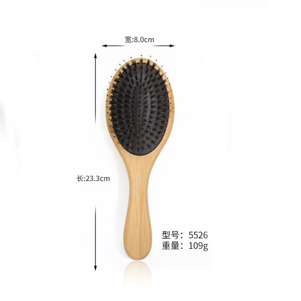 Boar Bristle Scalp Massage Air Cushion Brush