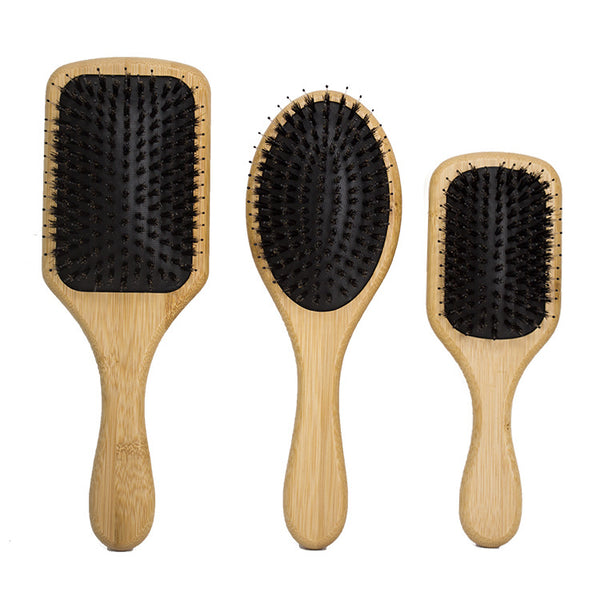 Boar Bristle Scalp Massage Air Cushion Brush