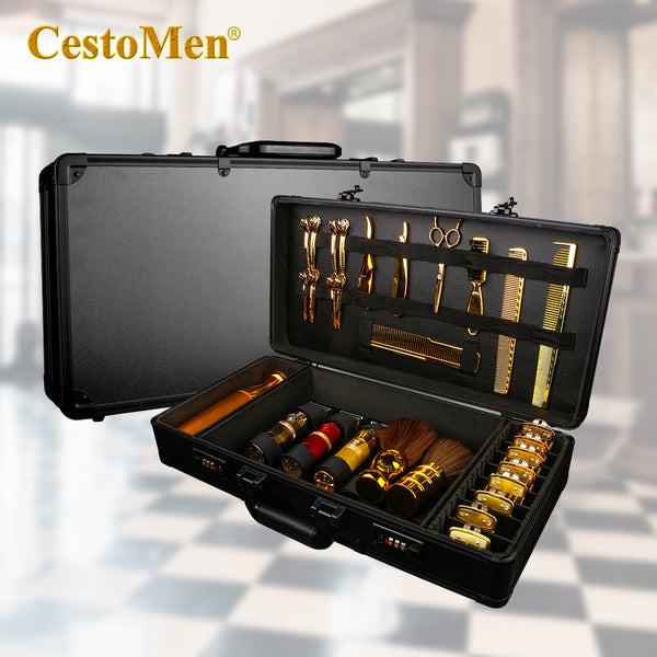 Matt Black Barber Suitcase