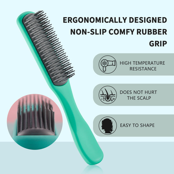 Green 4pcs/Set Detangle Brush Set
