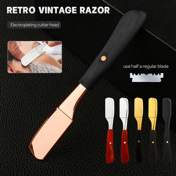 New Design Wood Handle Straight Razor Holder