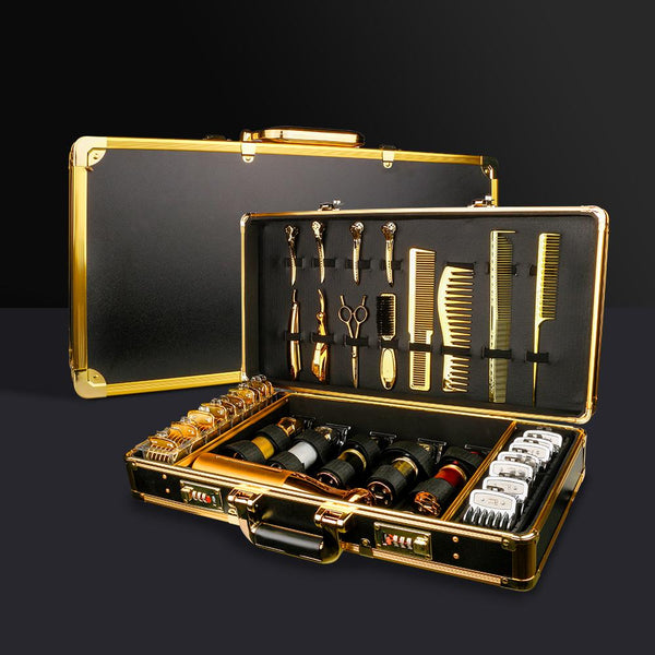 Matt Black Barber Suitcase