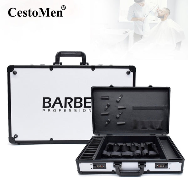 New Design White Barber Tool Case Suitcase