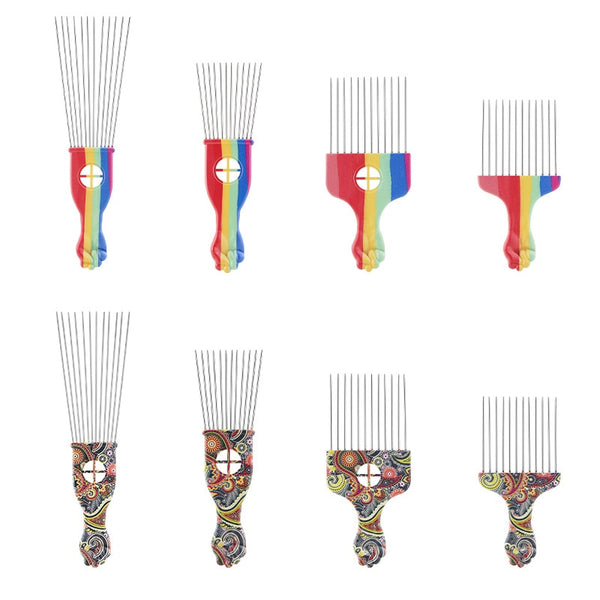 4 Sizes Afro Pick Combs