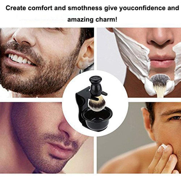 CestoMen 3 In 1 Shaving Brush Kit