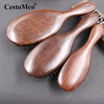 New Boar Bristle Detangle Hair Brush