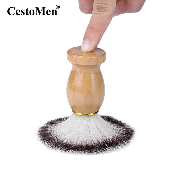Men's Shaving Set, Stainless Steel Shaving Razor&Brush Holder Kit