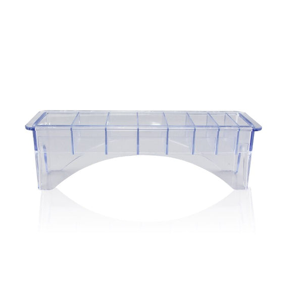 8/10 Pcs Hair Clipper Guards Stand Transparent Case Holder