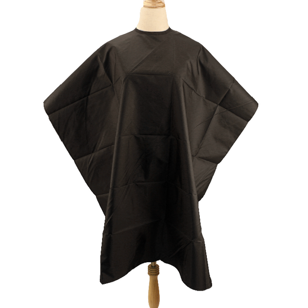 Plain Black Salon Hairdressing Cape