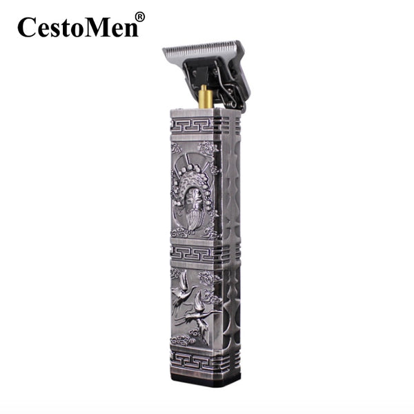 USB Rechargeable Red Copper Hair Clipper