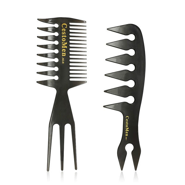 Anti Static Professional Combs In Wave Tooth Oil Head Comb