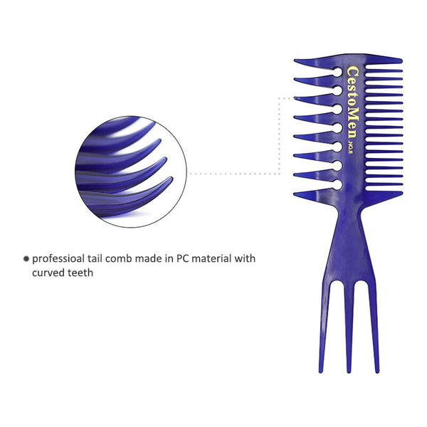 Anti Static Professional Combs In Wave Tooth Oil Head Comb