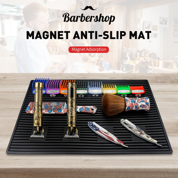 Barber Shop Hairdressing Tools Nano PU Magnet Anti-slip Mat