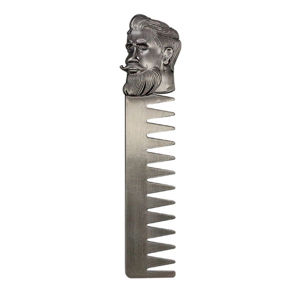 Metal Stainless Steel Men Comb 4 Types