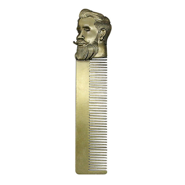 Metal Stainless Steel Men Comb 4 Types