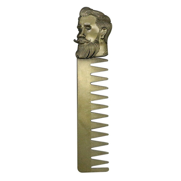 Metal Stainless Steel Men Comb 4 Types