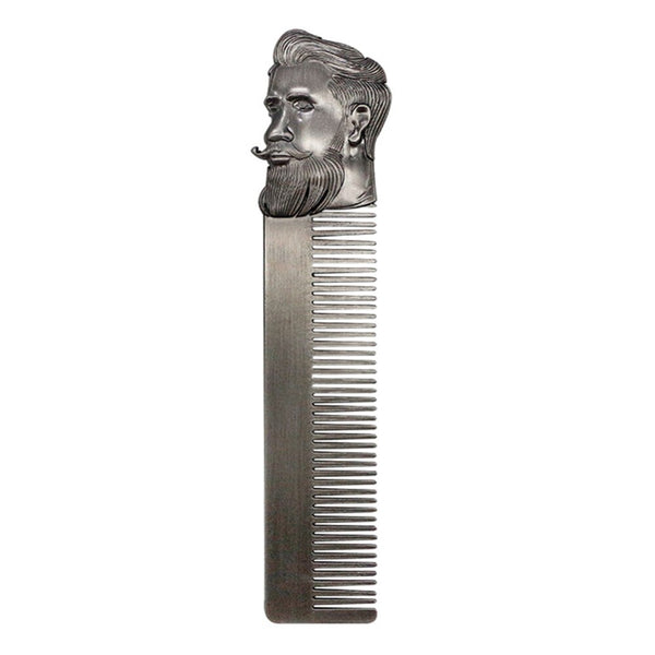 Metal Stainless Steel Men Comb 4 Types