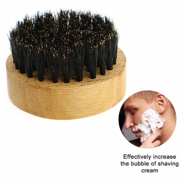 Boar Bristle Hair Face Cleaning Brush