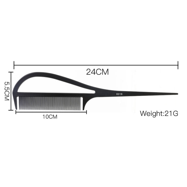 Carbon Fiber Pointed Tail Comb