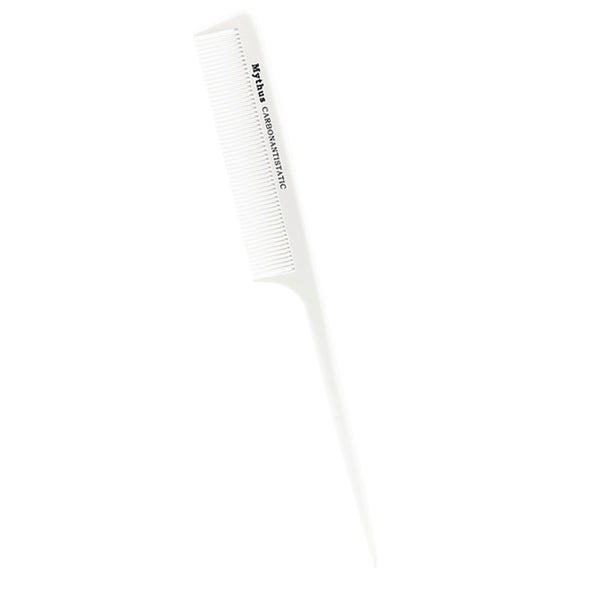 CestoMen 10 Designs White Hairdressing Carbon Comb Set