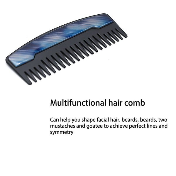 CestoMen 100% Stainless Steel Men's Template Beard Comb