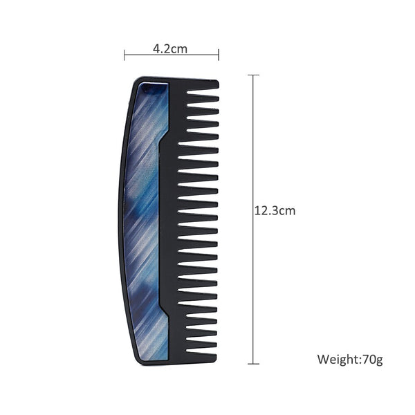 CestoMen 100% Stainless Steel Men's Template Beard Comb