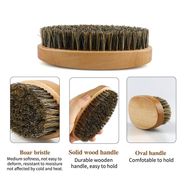CestoMen 4Pcs/Set Beard Grooming Kit