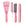 Load image into Gallery viewer, 4 Colors 4pcs/Set Detangle Brush Set with box