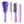 Load image into Gallery viewer, 4 Colors 4pcs/Set Detangle Brush Set with box