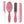 Load image into Gallery viewer, 4 Colors 4pcs/Set Detangle Brush Set with box