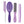 Load image into Gallery viewer, 4 Colors 4pcs/Set Detangle Brush Set with box