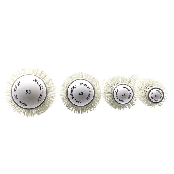 CestoMen Anti Slide Ceramic Round Brush