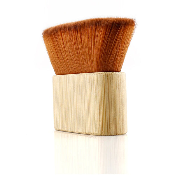 CestoMen Bamboo Handle Brush Fiber Soft Neck Duster