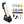 Load image into Gallery viewer, Electric Clipper 6500 PRM With LImit Combs Charging Stand