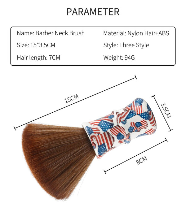 CestoMen Barber Neck Brush with Western Style Handle