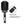 Load image into Gallery viewer, CestoMen Black Aluminum Ceramic Round Brush
