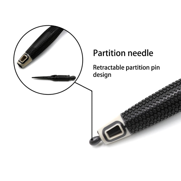 CestoMen Black Anti Heat Ceramic Round Brush