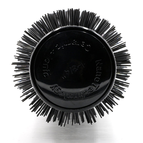 CestoMen Black Anti Heat Ceramic Round Brush
